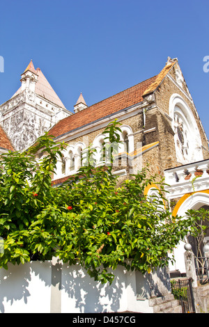 CHRISTLICHE KIRCHE IN FORT GALLE WURDE VOR KURZEM RESTAURIERT Stockfoto