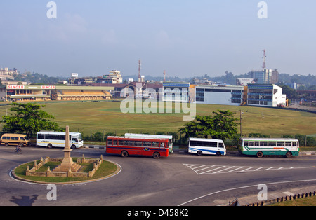 DER CRICKET GROUND IN GALLE IN DER NÄHE VON FORT GALLE SRI LANKA Stockfoto