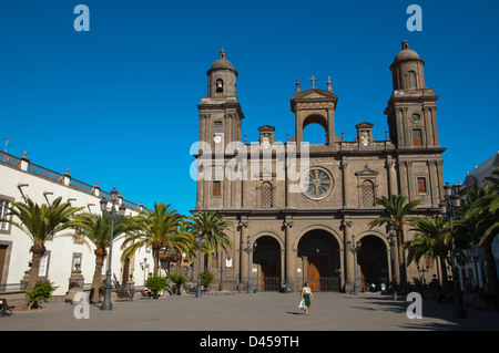 Plaza de Santa Ana Platz Vegueta Bezirk Las Palmas de Gran Canaria Stadt Gran Canaria Insel der Kanarischen Inseln-Spanien-Europa Stockfoto