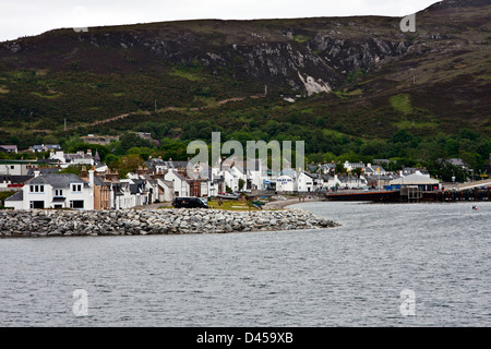 Die Stadt von Ullapool an der Westküste von Schottland wurde im späten 18. und frühen 19. Jh. als ein Fischereihafen gegründet. Stockfoto