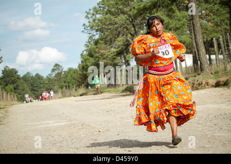 Ultramaraton de Los MGH in Guachochi, Chihuahua, Mexiko. Stockfoto