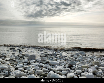 Küste in der Nähe von Flamborough Head, East Yorkshire Stockfoto