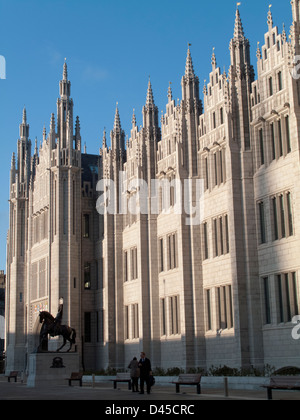 Marischal College in Aberdeen, Schottland, Vereinigtes Königreich. Stockfoto