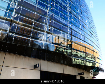 Das Aviva Stadion, Lansdowne Road, Dublin, Irland. Heimat der irischen Fußball und der FAI und irischer Rugby und die IRFU. Stockfoto