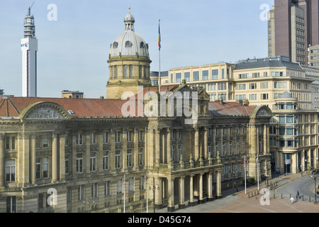 Das Rathaus in Victoria Square, Birmingham Stockfoto