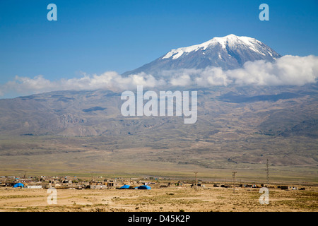 Berg Ararat, Dogubayazit, Nord-Ost-Anatolien, Türkei, Asien Stockfoto