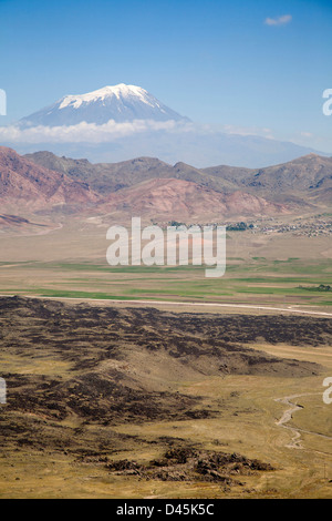 oben auf dem Berg Ararat, Dogubayazit, Nord-Ost-Anatolien, Türkei, Asien Stockfoto