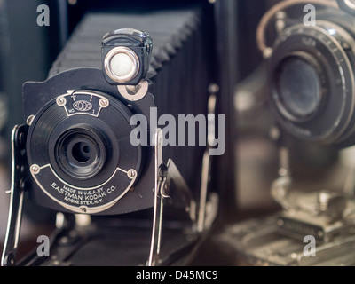 Kodak-Kodo-Nr. 1-Kamera. Frühen Eastman Kodak-Klapp-Kamera. Stockfoto