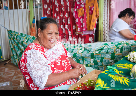 Outdoor-Markt, Tahiti Stockfoto