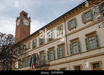 Palazzo del Governo e Provincia, Natta Palast, Novara, Italien Stockfoto