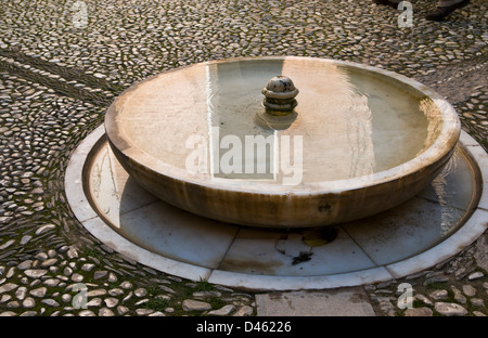 Brunnen in den Gärten des Generalife Stockfoto