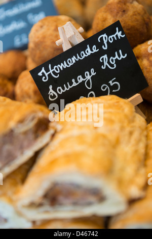 Schweinefleisch Wurst roll Stockfoto