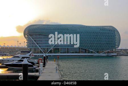 Viceroy Hotel auf Yas Marina, Abu Dhabi, Vereinigte Arabische Emirate Stockfoto