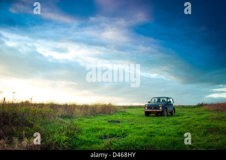 Lada Niva 4 x 4 Offroad (Vaz 2121) (Vaz-21213) (Vaz-21214) Stockfoto