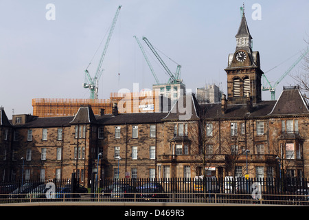 Baustelle Großbritannien Stockfoto