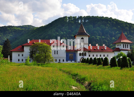 Sambata de Sus Kloster, mittelalterliche Kirche Stockfoto