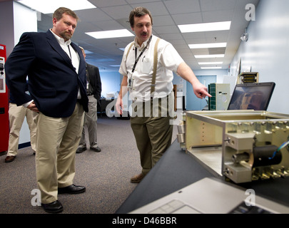 NASA-Chef-Technologe Besuche NASA Wallops (201201240002HQ) Stockfoto