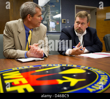 NASA-Chef-Technologe Besuche NASA Wallops (201201240006HQ) Stockfoto