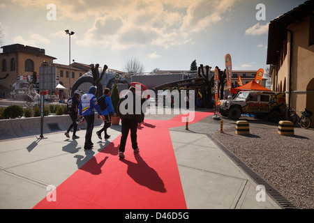 Fahrrad-Ausstellung in Florenz, Toskana, Italien Stockfoto