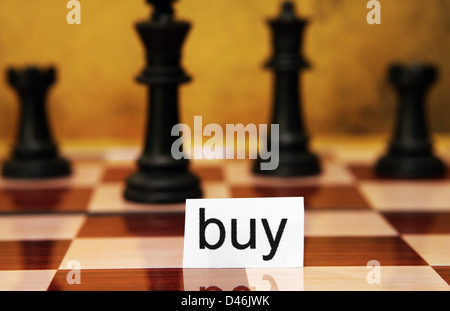 Text zu kaufen Stockfoto