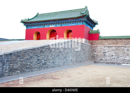 Eingang der Himmelstempel, Beijing, China Stockfoto