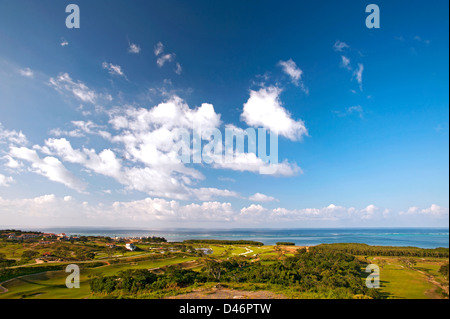 Pristine Bay Resort und Black Pearl Golf Kurs auf die Insel Roatan, Honduras Stockfoto