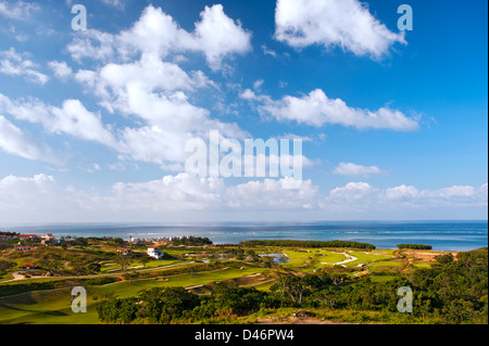 Pristine Bay Resort und Black Pearl Golf Kurs auf die Insel Roatan, Honduras Stockfoto