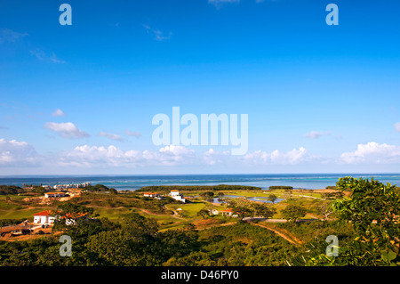 Pristine Bay Resort und Black Pearl Golf Kurs auf die Insel Roatan, Honduras Stockfoto