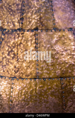 Bronze Metall Textur mit hohen details Stockfoto