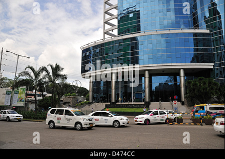 Taxis Cebu City Business District Philippinen Stockfoto