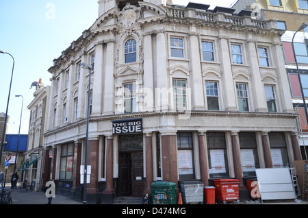 Die große Frage Hauptbüros in Vauxhall, London Stockfoto