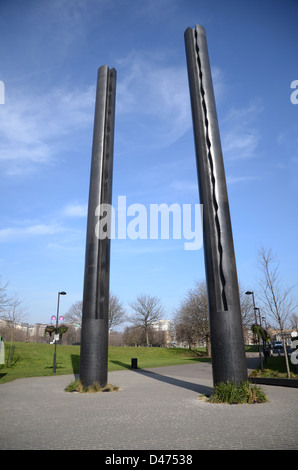 Der Eingang zum ehemaligen Vauxhall-Lustgärten in Vauxhall, London. Stockfoto