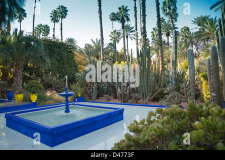 Majorelle Garten In Marrakesch, Marokko Stockfoto