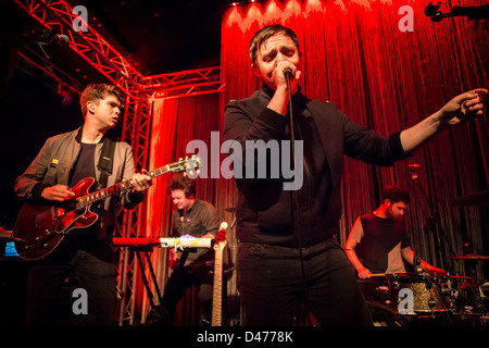 6. März 2013 - führt die britischen Indie-Band alles alles live im Tunnel Club, Mailand, Italien Stockfoto