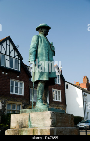 Statue von James Reis Buckley von William Goscombe John, Llandaff, Cardiff, Wales. Stockfoto