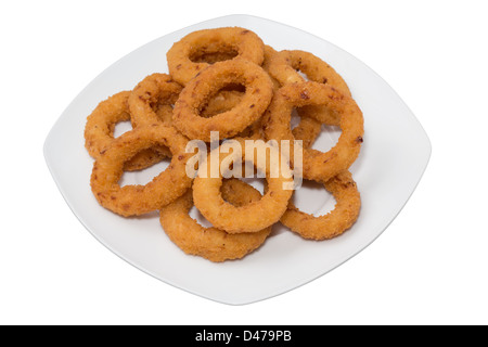 Zwiebelringe Stockfoto