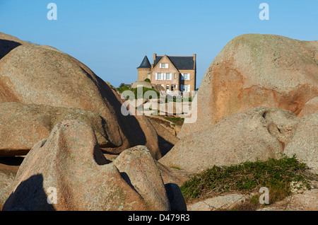 Frankreich, Bretagne, Côtes d ' Armor (22), Cotes de Granit Rose, Ploumanac'h, Squewel Ende Stockfoto