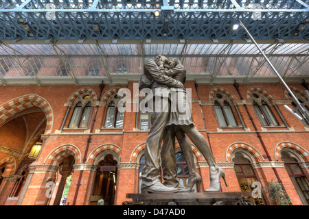 Die Tagung Ort Station in London St Pancras Bahnhof. Stockfoto