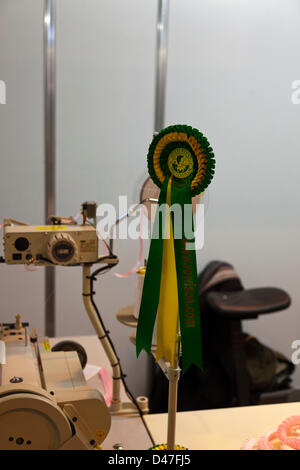 Birmingham, Vereinigtes Königreich. 7. März 2013. Crufts 2013 Hundeausstellung im nationalen Ausstellungszentrum NEC Birmingham UK England Tag eins der führenden Hundeausstellung und Wettbewerb im Einzelhandel von Ständen in riesigen Hallen alles, was Sie für Ihr Haustier benötigen. Bildnachweis: Paul Thompson Live-Nachrichten / Alamy Live News Stockfoto