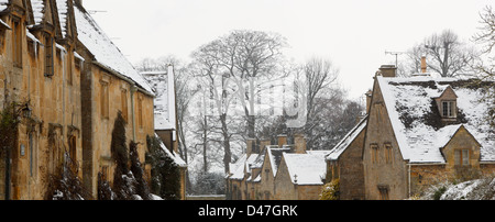 Stanton Dorf in den Cotswolds. Worcestershire, England, Vereinigtes Königreich. Stockfoto