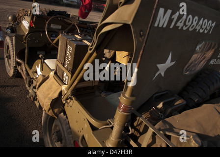 American Vintage WW2 Jeep Stockfoto