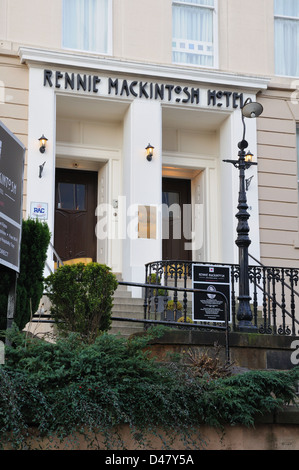 Das Charles Rennie Mackintosh Hotel in Glasgow Stockfoto