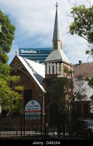 Arthur Phillip HIgh School in Parramatta Stockfoto