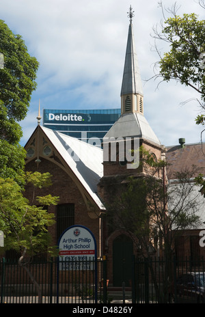 Arthur Phillip HIgh School in Parramatta Stockfoto