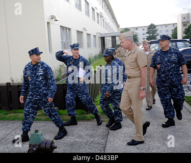 Vice Admiral Touren NAF Misawa. Stockfoto