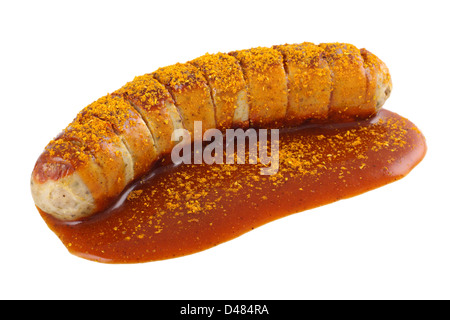 Deutsche Currywurst 4 Stockfoto