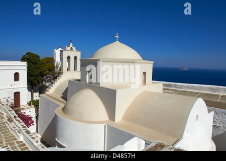 Griechenland, Kykladen-Inseln, Serifos Insel, Taxiarches Kloster Stockfoto