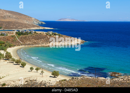 Griechenland, Kykladen-Inseln, Serifos Insel Psili Ammos Strand Stockfoto