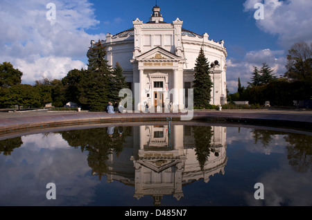 Das Panorama Gebäude in Sewastopol, Krim Stockfoto