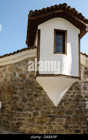 Wachturm errichtet auf einer Steinmauer in Plovdiv Bulgarien Balkan und Osteuropa Stockfoto